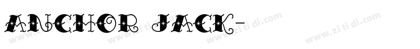 anchor jack字体转换